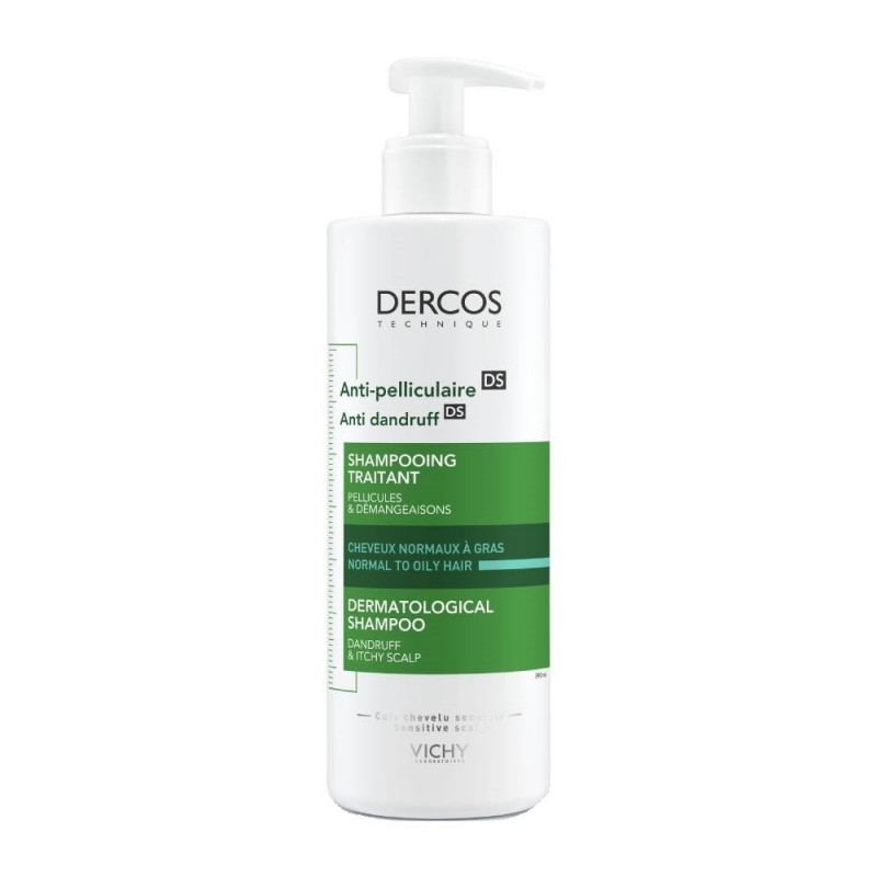 VICHY Dercos Anti-Dandruff Shampoo - Greasy Hair 390ml, Αντιπυτιριδικό Σαμπουάν για Κανονικά - Λιπαρά Μαλλιά VICHY Dercos Anti-Dandruff Shampoo - Greasy Hair 390ml, Αντιπυτιριδικό Σαμπουάν για Κανονικά - Λιπαρά Μαλλιά