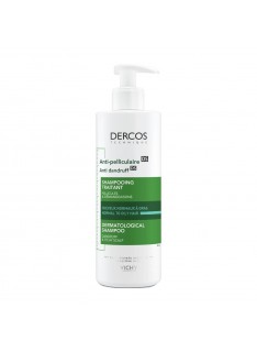 VICHY Dercos Anti-Dandruff Shampoo - Greasy Hair 390ml, Αντιπυτιριδικό Σαμπουάν για Κανονικά - Λιπαρά Μαλλιά