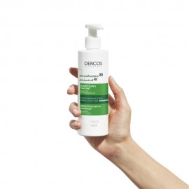 VICHY Dercos Anti-Dandruff Shampoo - Greasy Hair 390ml, Αντιπυτιριδικό Σαμπουάν για Κανονικά - Λιπαρά Μαλλιά