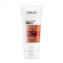 VICHY Dercos Kera - Solutions Restoring 2min Mask 200ML, Μάσκα για Ξηρά & Ταλαιπωρημένα Μαλλιά