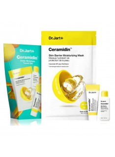 Dr.Jart+ Promo Hello Moisture Travel Set Ceramidin Skin Barrier Serum Toner 15ml, Cream 7ml, Mask for Dry Skin 22g, 1 σετ