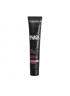 CURAPROX BLACK IS WHITE WHITENING TOOTHPASTE, Οδοντόκρεμα 90ml (Λεύκανση με ενεργό άνθρακα)
