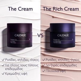 CAUDALIE Premier Cru The Rich Cream Ενυδατική Κρέμα Προσώπου Πλούσιας Υφής, 50ml