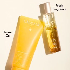 CAUDALIE Soleil des Vignes Shower Gel Αφρόλουτρο με Αλόη, Νότες Καρύδας, Άνθη Πορτοκαλιάς & Γιασεμί, 200ml