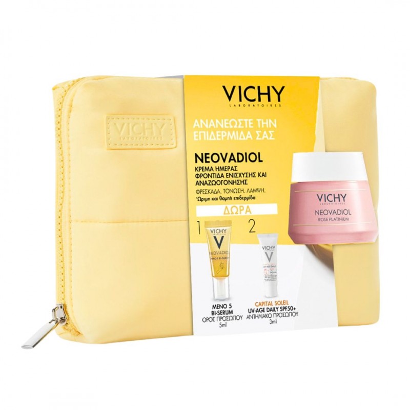 VICHY Promo Neovadiol Rose Platinium Day Cream 50ml, Meno 5 Bi-Serum 5ml, Capital Soleil Spf50+ 3ml