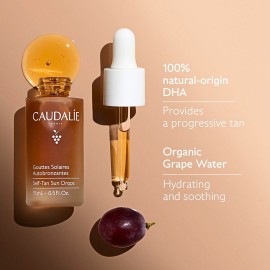 CAUDALIE Self-Tan Sun Drops Σταγόνες Σταδιακού Μαυρίσματος Προσώπου, 15ml