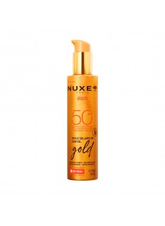 NUXE SUN Oil Gold SPF50 Ιριδίζον Αντηλιακό Λάδι Υψηλής Προστασίας για Πρόσωπο - Σώμα, 150ml