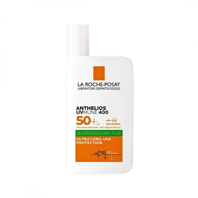 LA ROCHE POSAY Anthelios UVMune 400 Oil Control Fluid SPF50 Λεπτόρρευστη Αντηλιακή Κρέμα για Πρόσωπο Λαιμό, 50ml LA ROCHE POSAY Anthelios UVMune 400 Oil Control Fluid SPF50 Λεπτόρρευστη Αντηλιακή Κρέμα για Πρόσωπο Λαιμό, 50ml