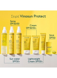 CAUDALIE Vinosun Protect Invisible High Protection Spray SPF30 Λεπτόρρευστη Αντηλιακή Κρέμα Προσώπου Σώματος, 150ml