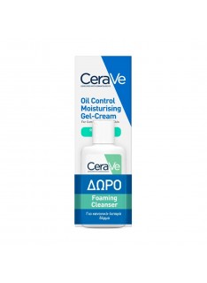 CeraVe Promo Oil Control Moisturising Gel-Cream 52ml με Δώρο Foaming Cleanser 20ml