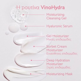 CAUDALIE VinoHydra Gel Καθαρισμού Προσώπου & Ματιών, 150ml