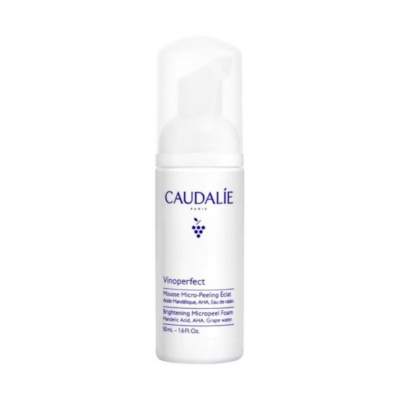 CAUDALIE Vinoperfect Brightening Micropeel Foam Αφρός Καθαρισμού Προσώπου, 50ml
