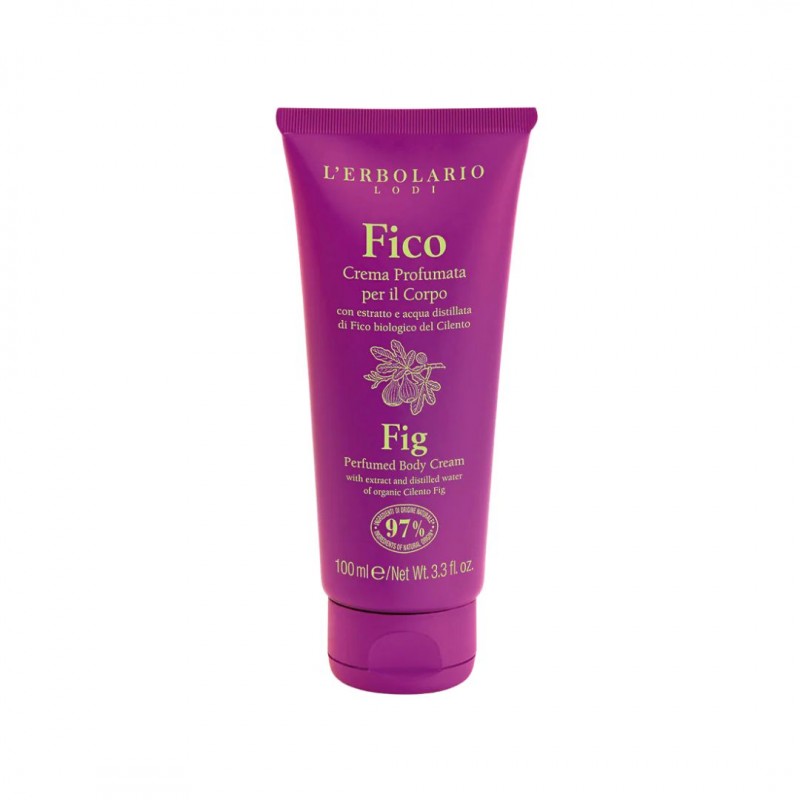 L' ERBOLARIO FICO Perfumed Body Cream Ενυδατική Κρέμα Σώματος, 100ml