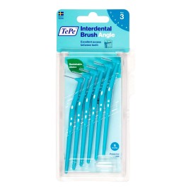 TEPE Interdental Brush Angle Μεσοδόντια Βουρτσάκια 6 Τεμάχια - Size 3 (0.6 mm)