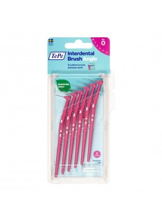 TEPE Interdental Brush Angle Μεσοδόντια Βουρτσάκια 6 Τεμάχια - Size 0 (0.4 mm)
