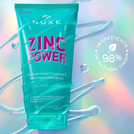 NUXE Zinc Power Purifying Cleansing Gel Kαθαρισμού Κατά των Ατελειών με Ψευδάργυρο, 150ml